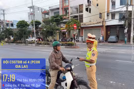 Tai nạn giao thông trong kỳ nghỉ Tết Dương lịch 2026 trên địa bàn tỉnh Gia Lai giảm mạnh so với cùng kỳ 2025.