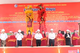 Phường Hoài Nhơn khởi công 9 dự án có tổng mức đầu tư 184 tỷ đồng.