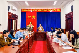 Phó Bí thư Tỉnh ủy Châu Ngọc Tuấn làm việc với Đảng ủy phường Pleiku về công tác chuẩn bị đại hội