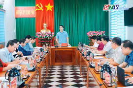 Phó Bí thư Tỉnh ủy Nguyễn Ngọc Lương: Làm việc với Ban Thường vụ Huyện ủy Đak Đoa, Chư Păh