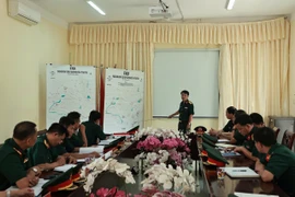 Tư lệnh Quân đoàn 34 kiểm tra Kho Hậu cần-Kỹ thuật 789