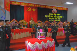 Trung đoàn Thông tin 29 tổ chức Đại hội đại biểu Đảng bộ lần thứ I