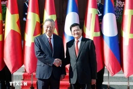 Tổng Bí thư Tô Lâm kết thúc tốt đẹp chuyến thăm cấp Nhà nước tới Lào