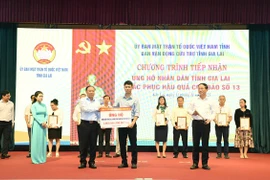 Gia Lai tiếp nhận hơn 37 tỷ đồng hỗ trợ người dân khắc phục hậu quả bão số 13