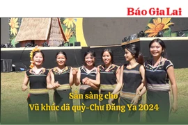 Sẵn sàng cho Chương trình nghệ thuật "Vũ khúc Dã quỳ-Chư Đăng Ya 2024"