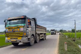 Hỗ trợ gần 2,4 tỷ đồng cho người dân bị ảnh hưởng bởi hoạt động chở đất phục vụ thi công Dự án sân bay Phù Cát.