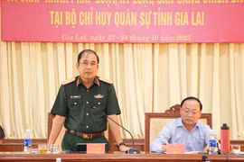 Đoàn công tác Bộ Quốc phòng thăm, kiểm tra các đơn vị tại Gia Lai.