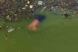 Người đàn ông tử vong trên sông Dinh (phường Quy Nhơn Đông, Gia Lai), phát hiện vào trưa 14-10.