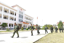 Bộ Chỉ huy quân sự tỉnh Gia Lai luyện tập chuyển trạng thái sẵn sàng chiến đấu