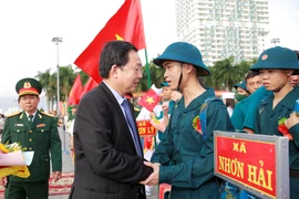 Giao quân đảm bảo đủ chỉ tiêu, có chất lượng