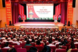 Quang cảnh Đại hội Thi đua yêu nước tỉnh Gia Lai lần thứ I. Ảnh: Đức Thụy