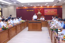 Ban Thường vụ Tỉnh ủy Gia Lai và Bình Định họp bàn chuyện sáp nhập đơn vị hành chính 2 tỉnh