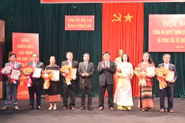 Công bố các Quyết định của Ban Biên tập Báo Gia Lai về công tác tổ chức và cán bộ