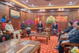 Đoàn lãnh đạo tỉnh Stung Treng thăm và chúc Tết tỉnh Gia Lai