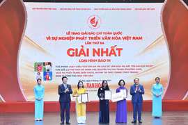 Trao giải Báo chí toàn quốc 'Vì sự nghiệp phát triển văn hóa Việt Nam'