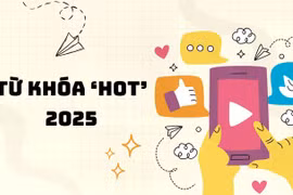 Loạt từ khóa 'hot' nổi đình nổi đám mạng xã hội năm 2025