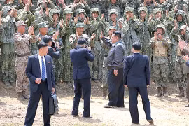 Nhà lãnh đạo Triều Tiên thị sát diễn tập chiến thuật của lực lượng đặc nhiệm