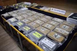 Hàn Quốc thu giữ lô ma túy lớn kỷ lục tương đương 341,7 triệu USD