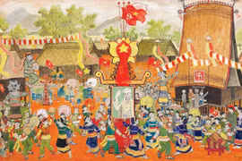 Ăn Tết ở làng họa sĩ Xu Man