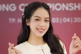 Đại sứ Thanh Thủy, Phương Anh, Ngọc Thảo thu hút mọi ánh nhìn tại họp báo Tiền Phong Golf Championship