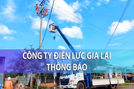 Công ty Điện lực Gia Lai thông báo kế hoạch tạm ngừng cung cấp điện
