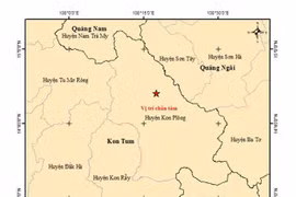 Sáng nay 3 trận động đất liên tiếp xảy ra tại Kon Tum