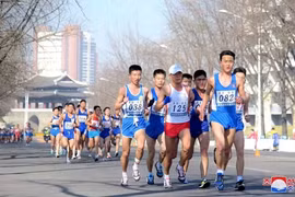 Lần đầu tiên trong 6 năm, Triều Tiên tổ chức Giải chạy Marathon quốc tế Bình Nhưỡng