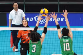 Thắng Saipa Tehran, VTV Bình Điền Long An vào tứ kết Cúp châu Á