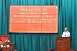 Tổng Bí thư: Kon Tum và Quảng Ngãi sau khi hợp nhất sẽ thành cực tăng trưởng mới