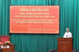 Tổng Bí thư: Kon Tum và Quảng Ngãi sau khi hợp nhất sẽ thành cực tăng trưởng mới