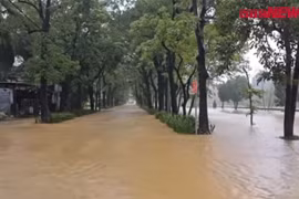 Đà Nẵng: Lũ dữ dâng nhanh trong đêm, người dân trèo lên nóc nhà giơ tay cầu cứu