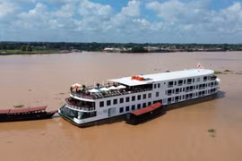 Siêu tàu du lịch 'made in Vietnam'- biểu tượng mới trên dòng Mekong sắp xuất hiện