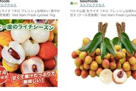 Giá vải thiều Việt Nam bán trên Amazon Nhật Bản giá nửa triệu đồng/kg