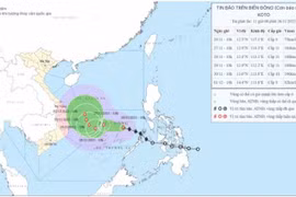 Bão số 15 đổi hướng, tăng cấp và có 3 kịch bản xảy ra
