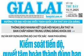 Báo Gia Lai số thứ bảy ngày 15-11-2025
