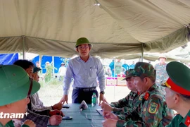 Sạt lở làm 3 người mất tích ở Hùng Sơn: 'Tuyệt đối không được đi tìm kiếm mà chết thêm người'