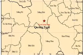 Quảng Ngãi: Liên tiếp 2 trận động đất trong buổi sáng