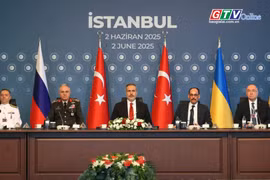 Tin thế giới ngày 3-6: Ukraine-Nga kết thúc vòng đàm phán thứ hai, chưa đạt thỏa thuận ngừng bắn