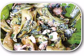 Hấp dẫn cà đắng lòng gà