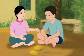 Vườn xưa mùa trái rụng