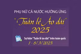 Phụ nữ cả nước hưởng ứng “Tuần lễ Áo dài” năm 2025