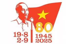 Mẫu logo chính thức cho các hoạt động kỷ niệm 80 năm Quốc khánh 2-9
