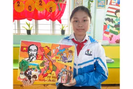 Thi vẽ tranh chào mừng Đại hội Đảng và Đại hội cháu ngoan Bác Hồ các cấp: Sáng tạo, ý nghĩa