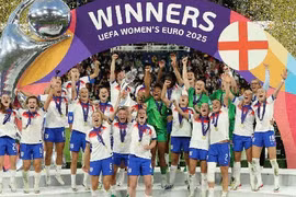 Bóng đá nữ Anh thống trị châu Âu