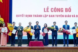 Bà Huỳnh Thị Thùy Dung giữ chức Trưởng ban Tuyên giáo và Dân vận Tỉnh ủy Quảng Nam