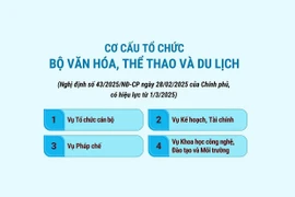 Cơ cấu tổ chức của Bộ Văn hóa, Thể thao và Du lịch