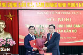 Ông Nguyễn Xuân Trường giữ chức Phó Trưởng Ban Nội chính Trung ương