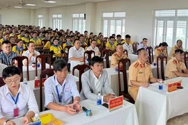Kỳ sát hạch lái xe đầu tiên do Công an tỉnh Đắk Lắk tổ chức