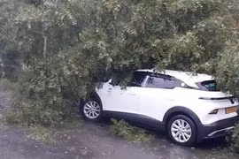 Đến lượt đèo Mimosa ở Đà Lạt sạt lở, người dân lưu thông cẩn trọng