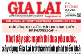 Báo Gia Lai số thứ năm ngày 25-9-2025